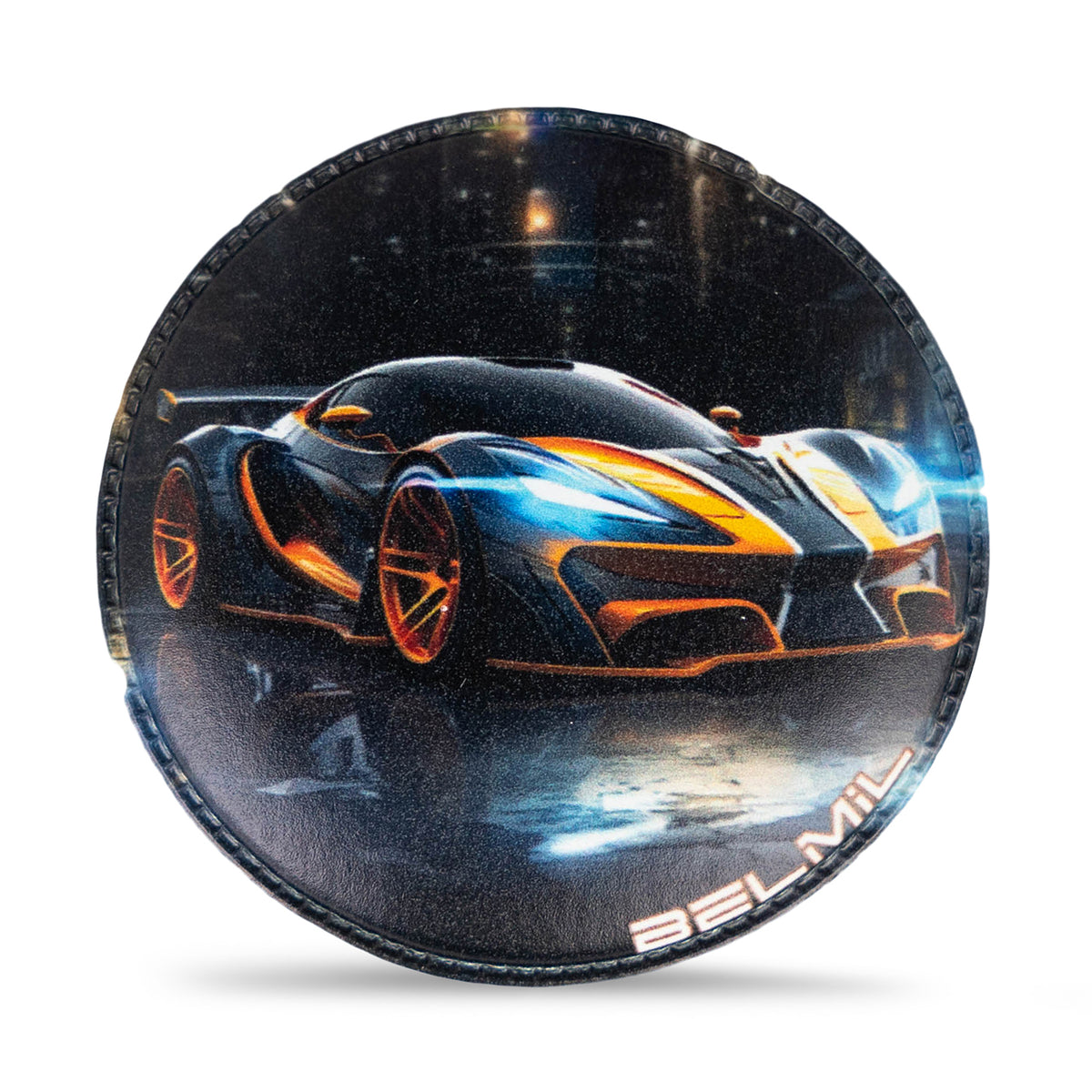 Belmil Patch Set – 3-Piece Velcro Patches "Speed Race" with an exciting racetrack scene perfect for little speed enthusiasts.