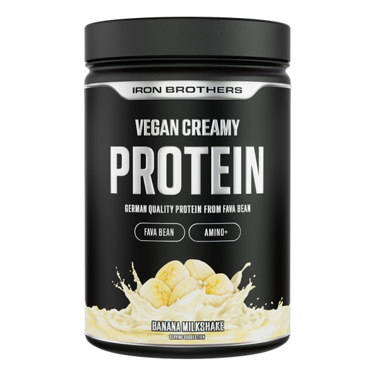 Vegan Creamy Protein 908g - Banana Milkshake Flavour von Iron Brothers - Bananen Cereal Geschmack