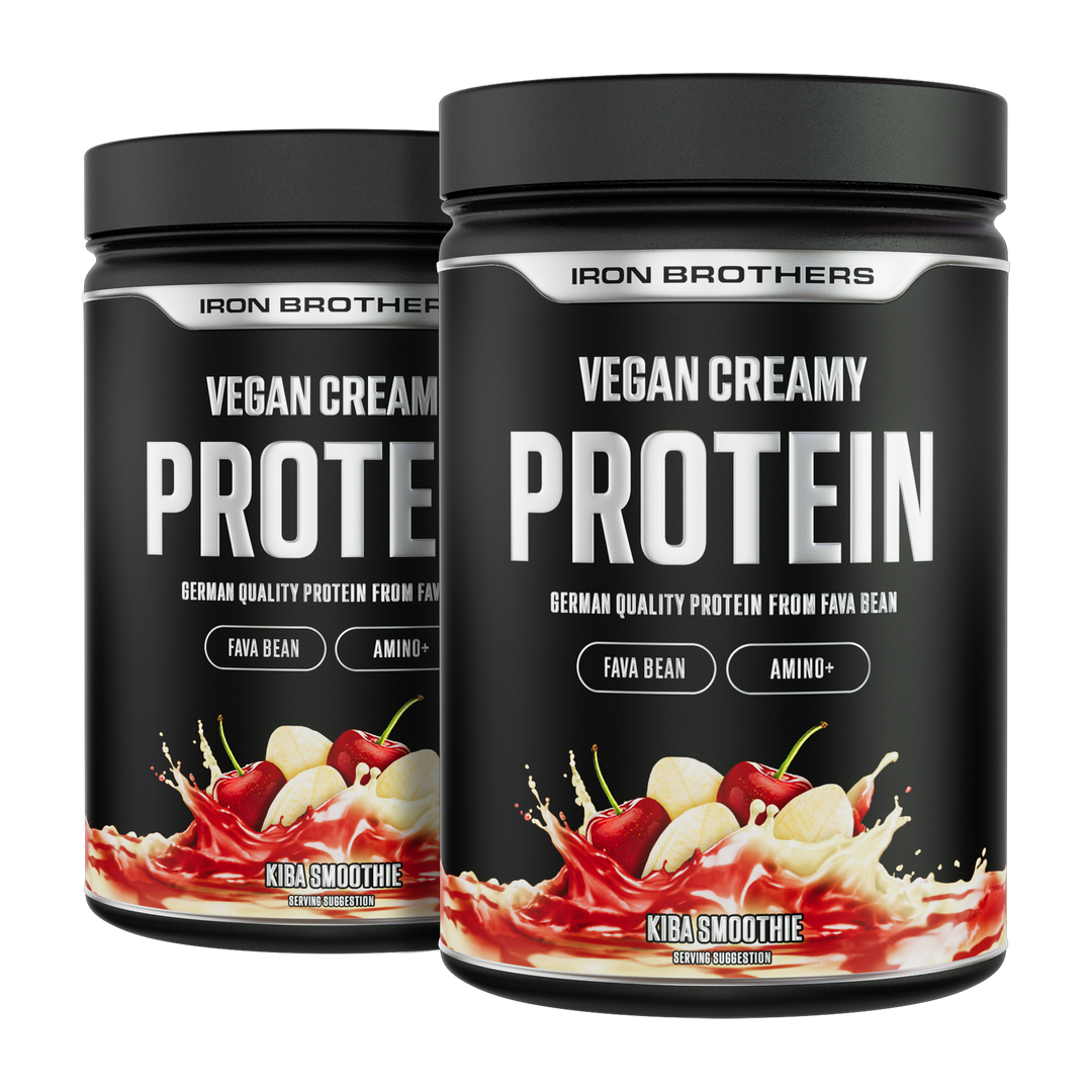 Vegan Creamy Protein Doppelpack  Kiba Smoothie von Iron Brothers - Kirsch Geschmack 