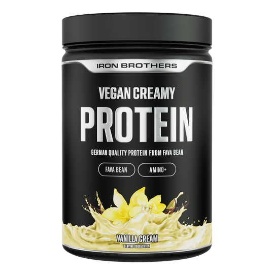 Vegan Creamy Protein 908g - Vanilla Cream Flavour von Iron Brothers - Vanille Geschmack