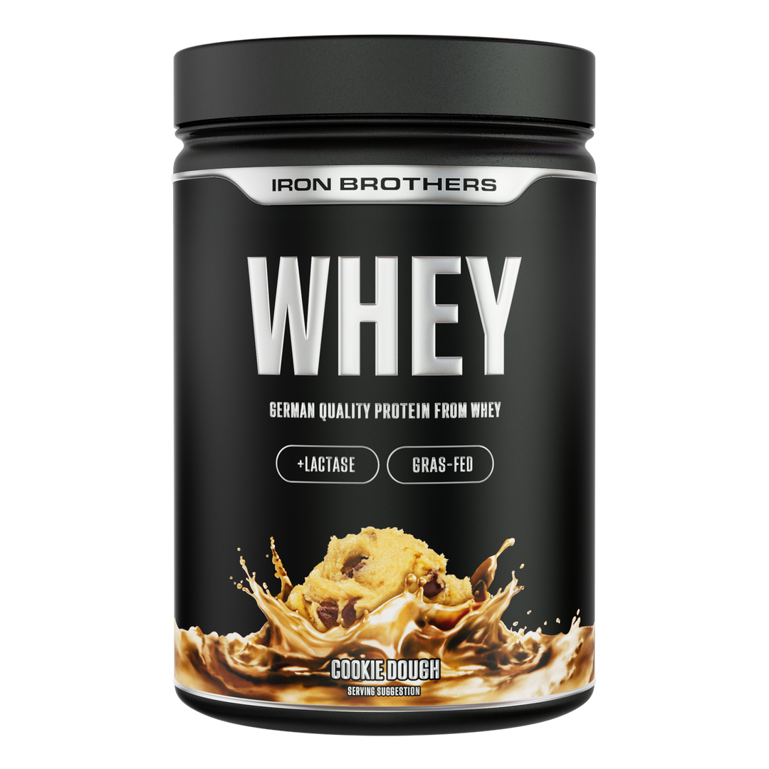 Iron Brothers Whey Protein Konzentrat Cookie Dough Geschmack 908g Dose, Keks Geschmack