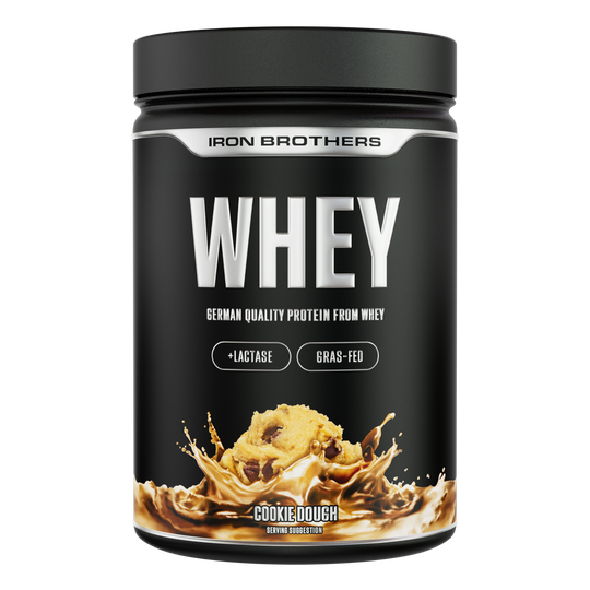 Iron Brothers Whey Protein Konzentrat Cookie Dough Geschmack 908g Dose, Keks Geschmack