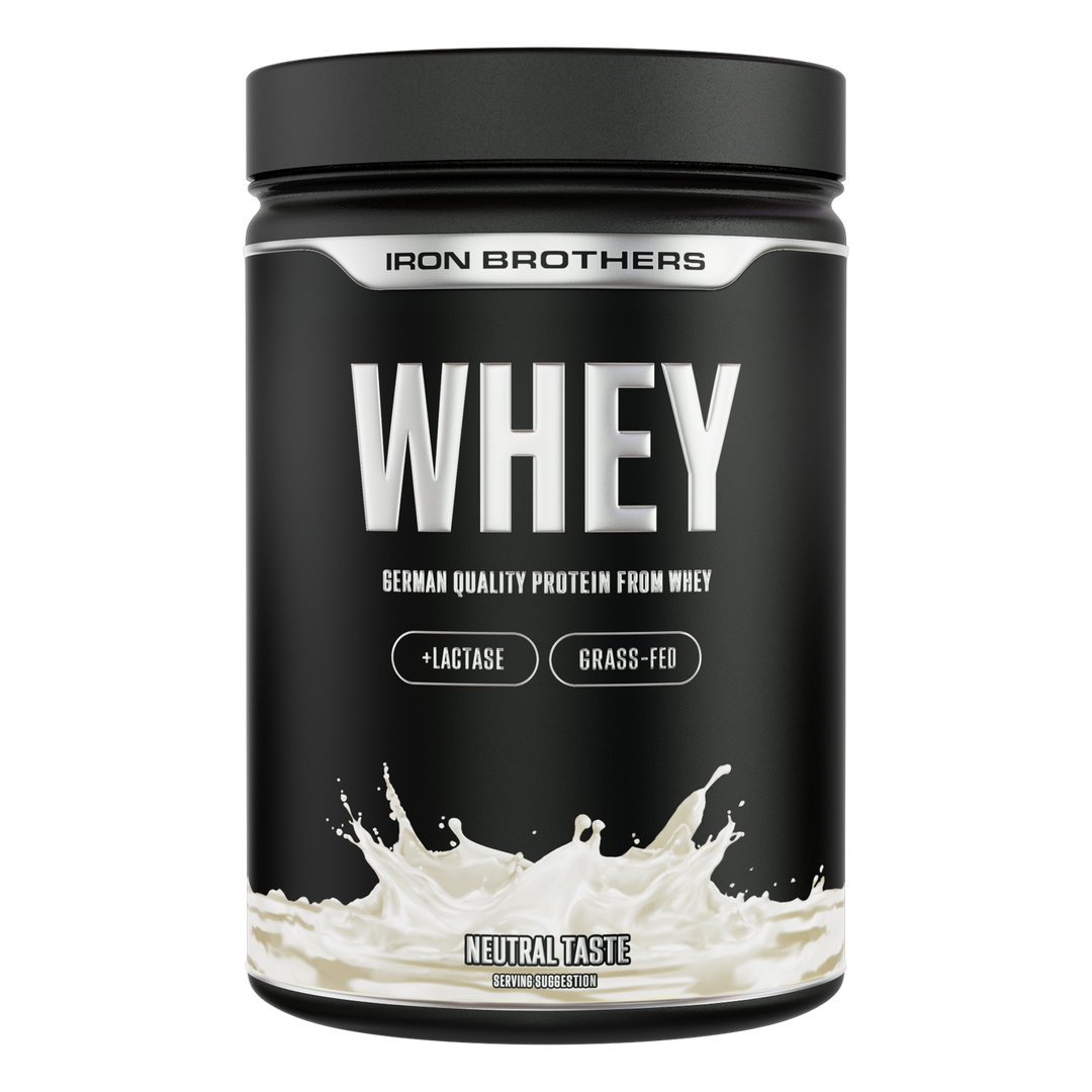 Iron Brothers Whey Protein Konzentrat Neutral Taste Geschmack 908g Dose, Neutral