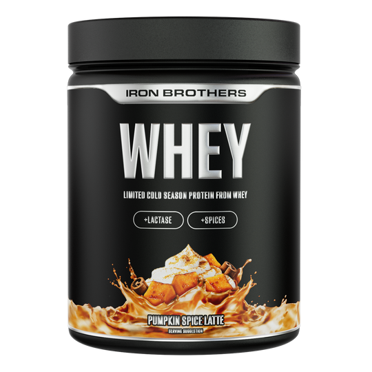 Whey Protein Pumpkin Spice Latte von Iron Brothers - Pumpkin Spice Flavour - Kürbis Geschmack #geschmack_pumpkin-spice-latte
