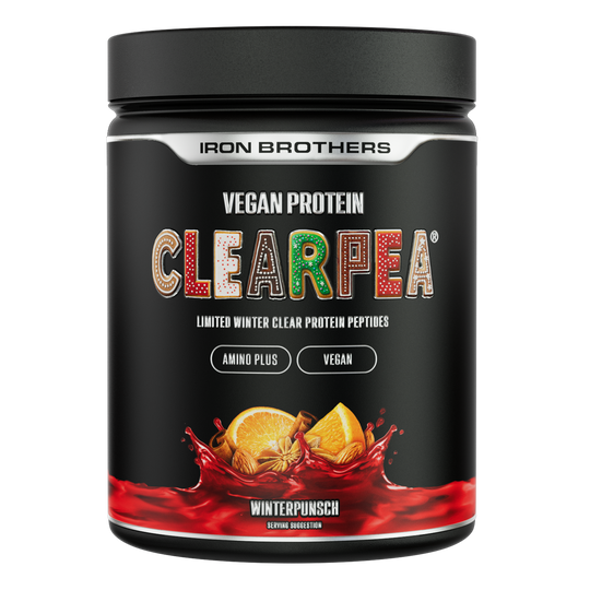 Vegan ClearPea® Protein (Winter Edition) von Iron Brothers - Winterpunsch Geschmack #geschmack_winterpunsch
