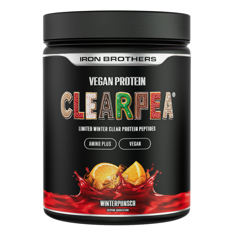Vegan ClearPea® Protein (Winter Edition) von Iron Brothers - Winterpunsch Geschmack - Weihnachts Edition