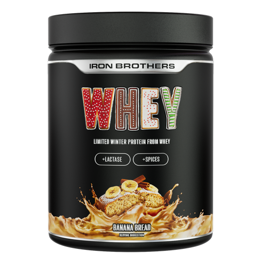 Whey Protein (Winter Edition) von Iron Brothers - Banana Bread, Bananenbrot Geschmack