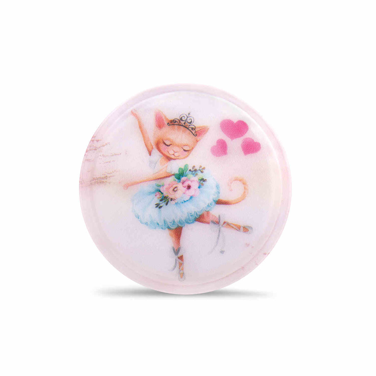 The Belmil Patch Set – 3-Piece Velcro Patches 'Ballett' displayed on a stylish backpack, adding a whimsical touch to accessories.