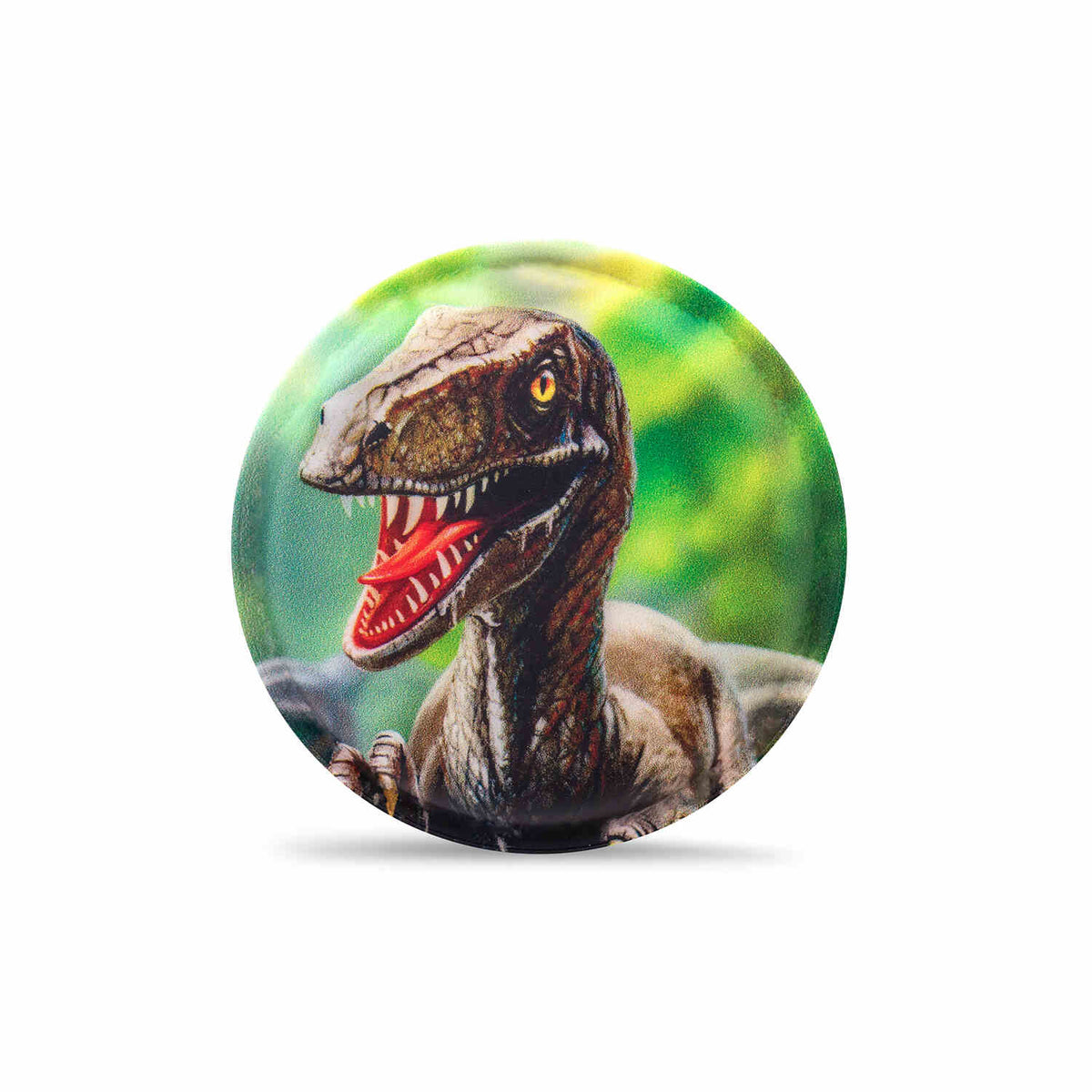 Belmil Patch Set – 3-Piece Velcro Patches 'Dinosaurs' showcasing a clever Velociraptor patch perfect for personalizing accessories.