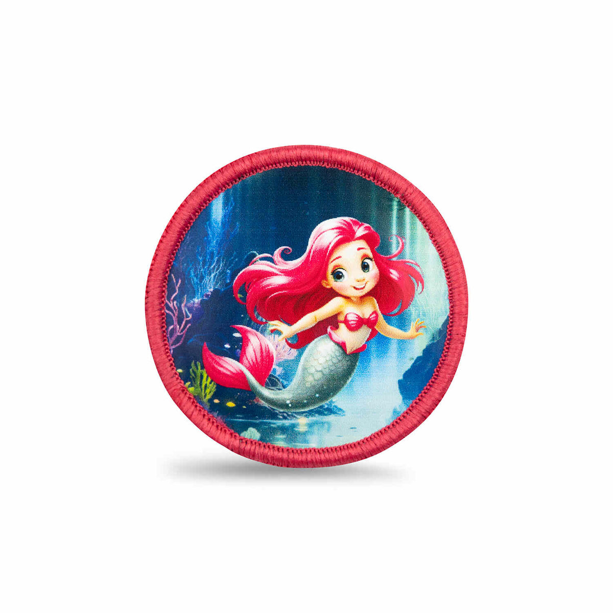 Circle Velvet Mermaid Patch