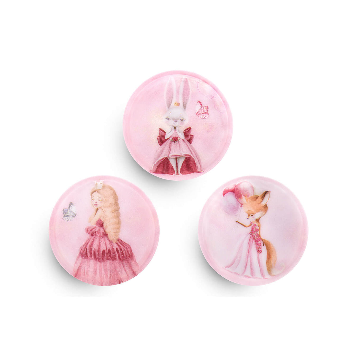 Belmil Patch Set – 3-Piece Velcro Patches "Princess" featuring a graceful princess design.