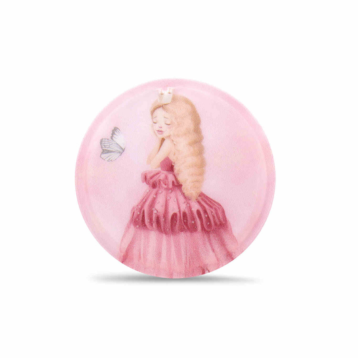 Close-up view of the Belmil Patch Set – 3-Piece Velcro Patches "Princess" with self-adhesive VELCRO backing.